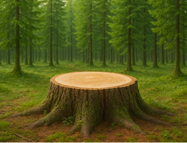 Nodokļi, pārdodot meža ciršanas tiesības